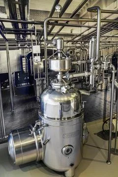 Separator milk processing machines Allgaeu Mountain Farm Museum Stock Photos