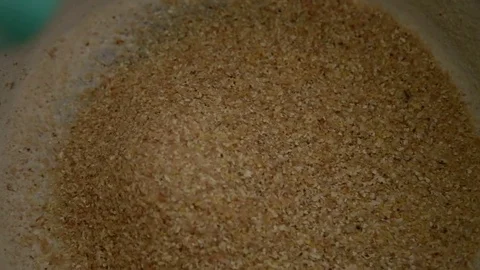 Separator separates the husk Stock Footage 75467157