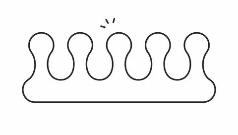 Separators vector icon イラスト素材