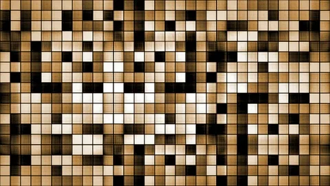 Sepia Textured Mosaic Background Loop Stock Footage 111366121
