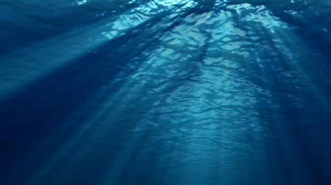 Sepia Under Water Shine Stock Footage