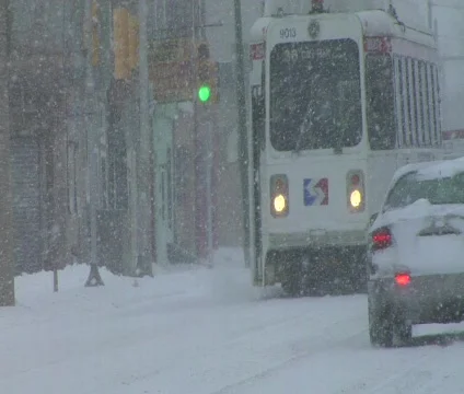 Septa Trolley Stock Footage 585993