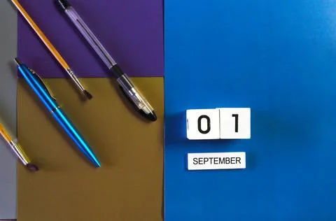 September 1 - Knowledge Day. Education Concept Stock Photos