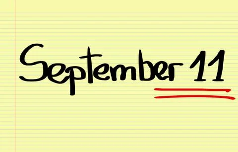 September 11 Concept Stock-Illustration