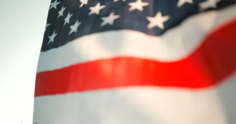 September 11 Tribute Honoring US Flag, Patriotism, and Remembering the Past Stock Footage 286155299