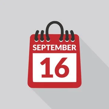 September 15 Calendar icon vector illustration. Stock Illustration