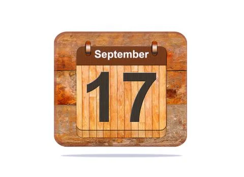 September 17. Stock Illustration