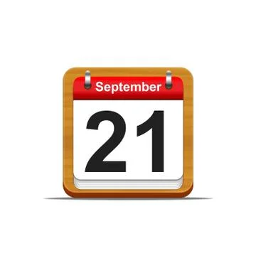 September 21. Stock Illustration