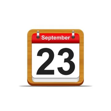 September 23. Stock Illustration