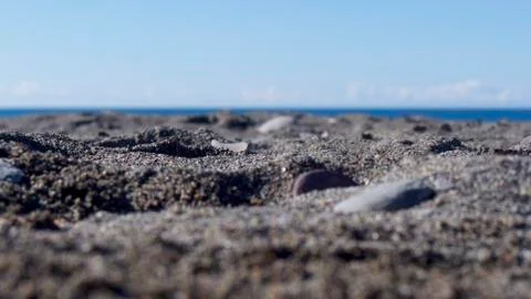 September at the beach Foto stock