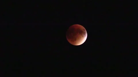 A September Blood Moon Stock Footage 55292755