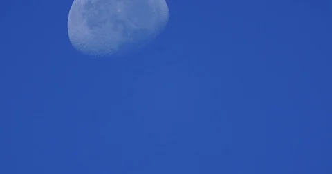 September Harvest Moon 79.2% Full. Waning Gibbous. Video stock 79866085