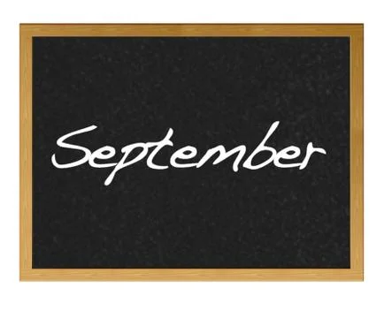 September. Stock Illustration