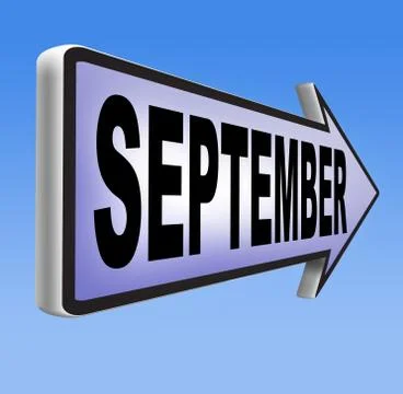September Illustrazione stock