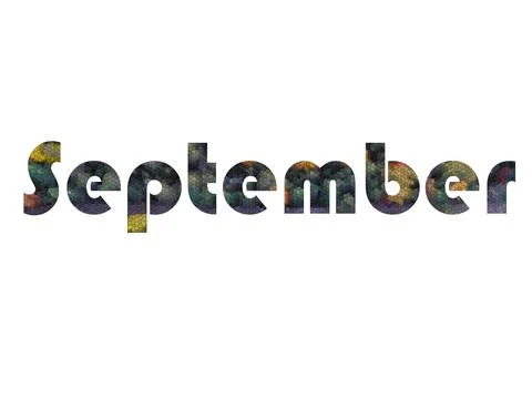 September Stock Illustration