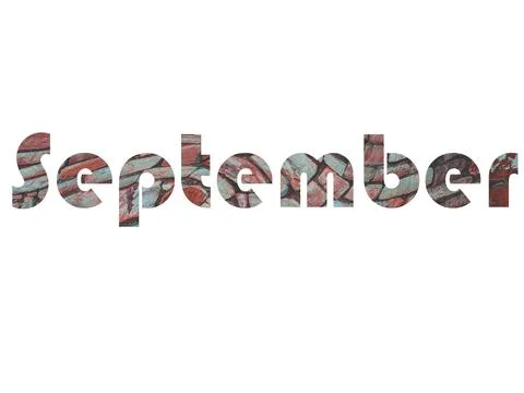September Stock Illustration