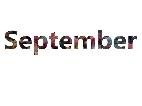 September Stock Illustration