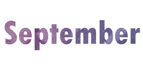 September Stock Illustration