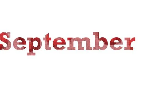 September Stock Illustration
