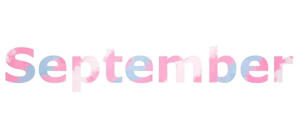 September Stock Illustration