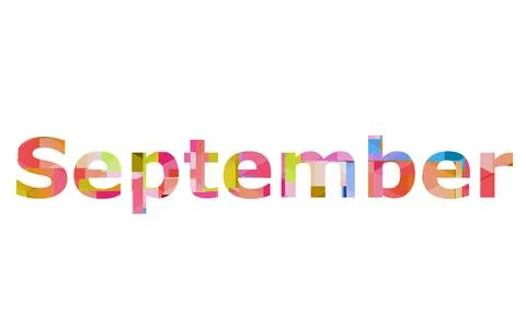 September Stock Illustration