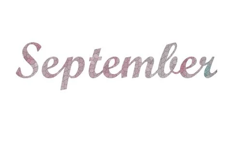 September Stock Illustration