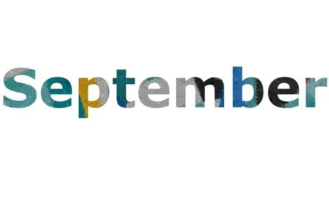 September Stock Illustration