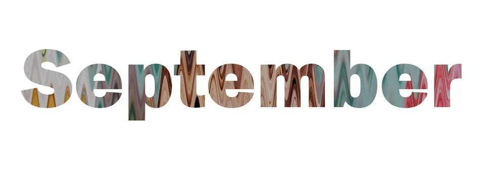 September Stock Illustration