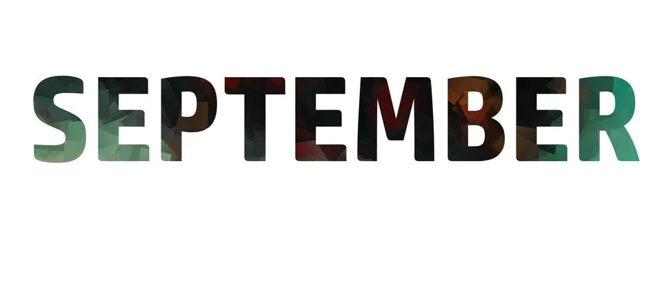 SEPTEMBER Stock Illustration