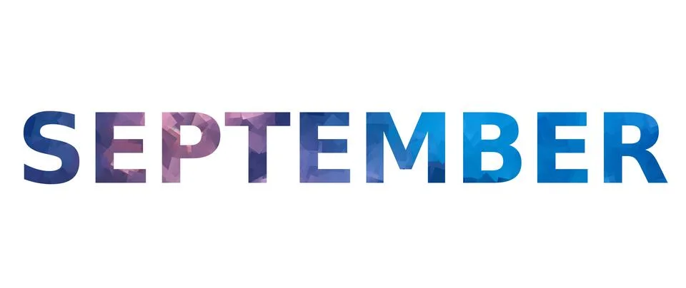 SEPTEMBER Stock Illustration