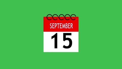 Calander Of September Stock Videos – Royalty-Free HD & 4K Videos | Pond5