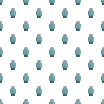 Septic tank pattern seamless background repeating design 库存插图