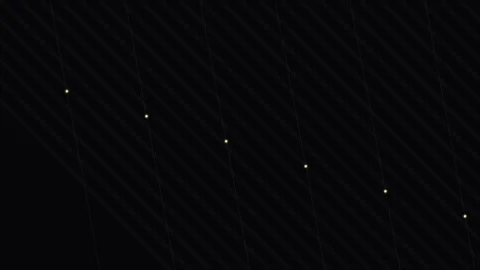 A sequence of bright white light points arranged in a diagonal line pattern Видео 338310404