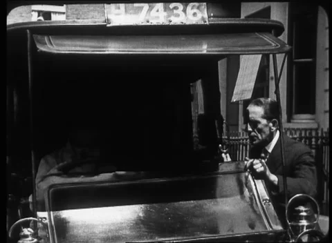 Sequence clips of men talking and discussing together, United Kingdom, 1923 Video stock 172219683