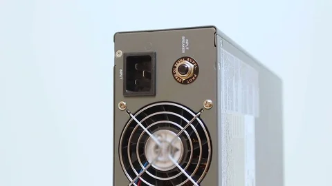 Sequence displaying small computer server, data backup and storage hardware Video stock 82075404