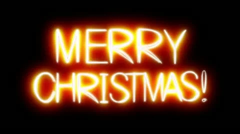 Sequence of greetings lightpainting style Stock Footage 11275723