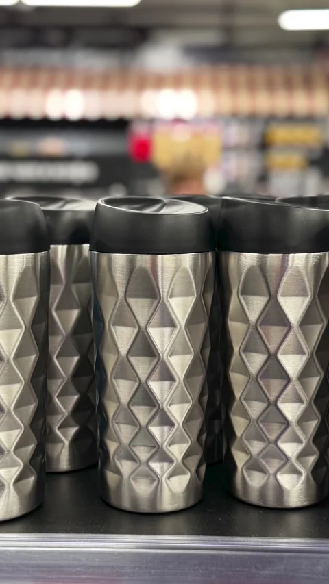 A sequence of kitchenware and household items arranged creatively, providing  Video stock 305390305