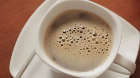 Sequence of Pouring coffee Video stock 7138773