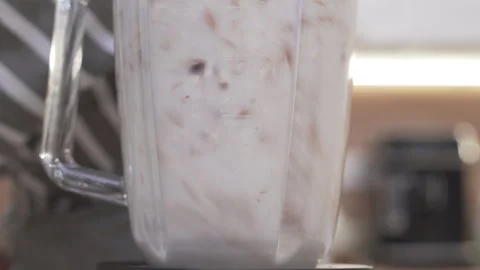 Sequence Process of Making Homemade Almond Milk  Video stock 282177758