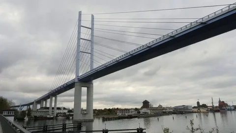 Sequence Rügen Brücke Stralsund Stock Footage 81796135