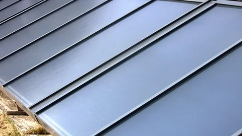 Sequence of solar panels Stock-Footage 104553781