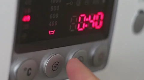 Sequence of using washing machine Stock Footage 23615093