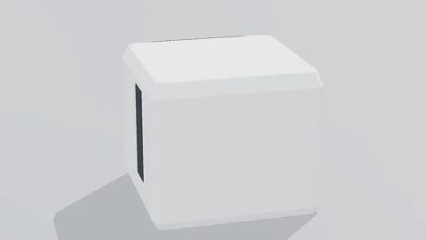 Sequencer biotech 3d loop white background 3D animation seamless loop Stock-Footage 341848831