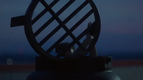 Sequences of an inmate breaking out of prison, USA, 1960s - Reenactment 스톡 동영상 238866759