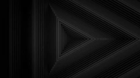 Sequential movement of the black triangle rings. The concept of wave and motion. Stock Footage 157022750