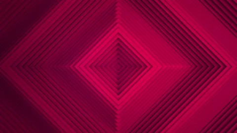 Sequential movement of the crimson square rings. The concept of wave and motion. Stock Footage 157022303