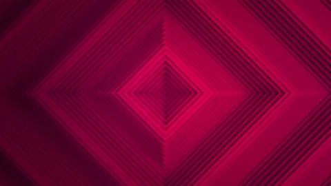 Sequential movement of the crimson square rings. The concept of wave and motion. Stock Footage 157022841