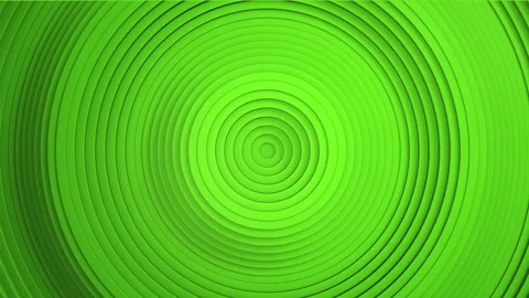 Sequential movement of the green circles rings. The concept of wave and motion.  Video stock 157021476