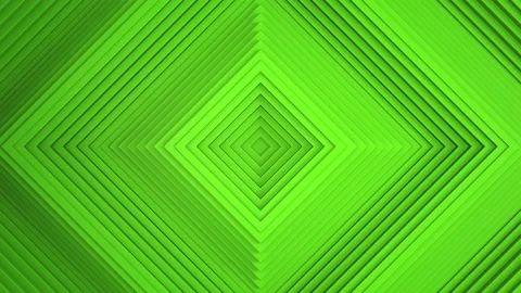 Sequential movement of the green rombov rings. The concept of wave and motion. M Video stock 157018596