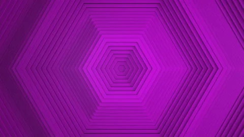 Sequential movement of the purple hexagon rings. The concept of wave and motion. Stock Footage 157015105